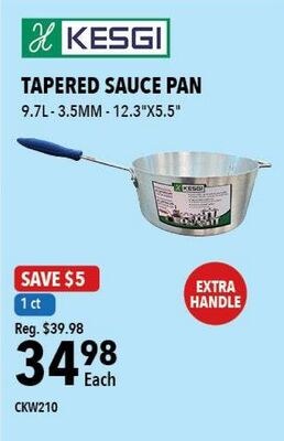 TAPERED SAUCE PAN