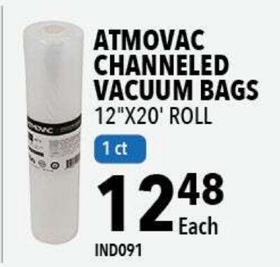 ATMOVAC CHANNELLED VACUUM BAGS