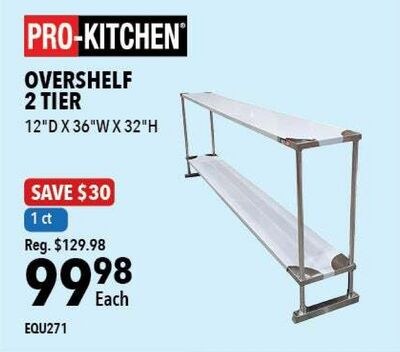 PRO-KITCHEN® OVERSHELF 2 TIER