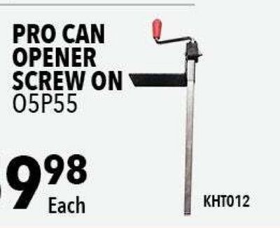 PRO CAN OPENER SCREW ON