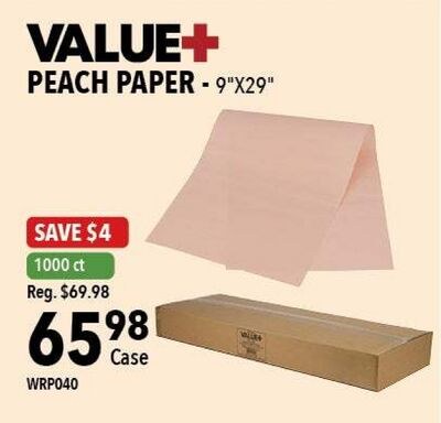 VALUE+ PEACH PAPER
