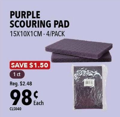 PURPLE SCOURING PAD