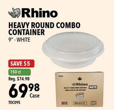 Rhino HEAVY ROUND COMBO CONTAINER