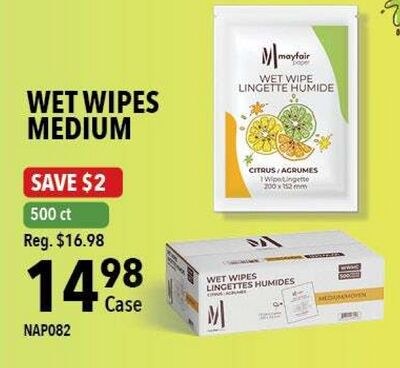 WET WIPES MEDIUM