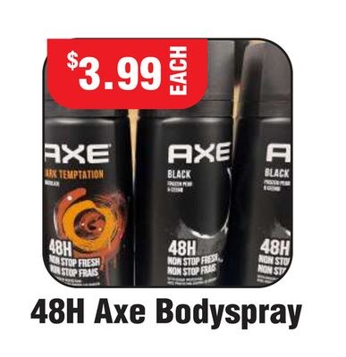 48H Axe Bodyspray