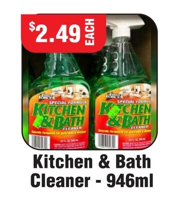 Kitchen & Bath Cleaner - 946ml