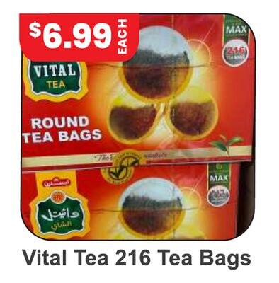 Vital Tea 216 Tea Bags