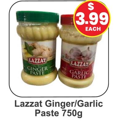Lazzat Ginger Garlic Paste