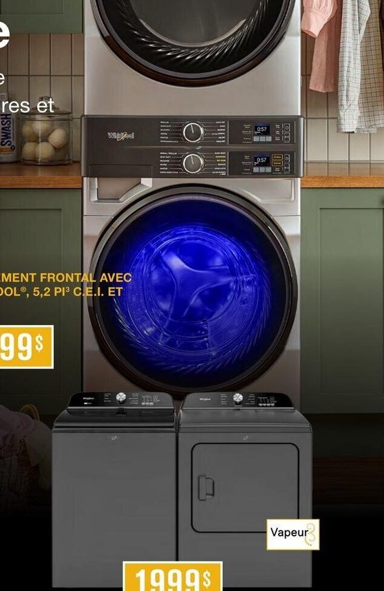 Sécheuse Whirlpool YWED5015HR