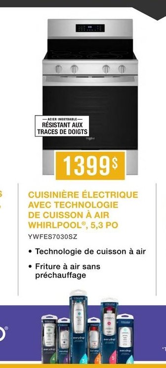 Cuisinière électrique Whirlpool