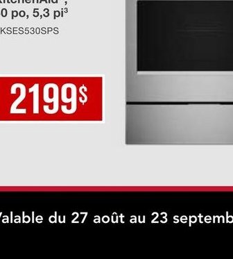 Cuisinière électrique intelligente KitchenAid