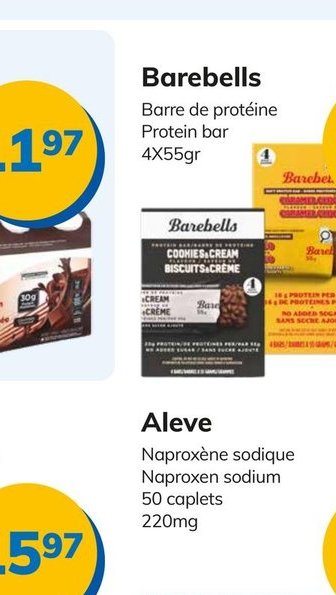 Barebells Barre de protéine