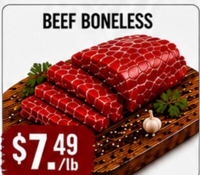 BEEF BONELESS
