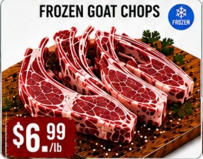 FROZEN GOAT CHOPS
