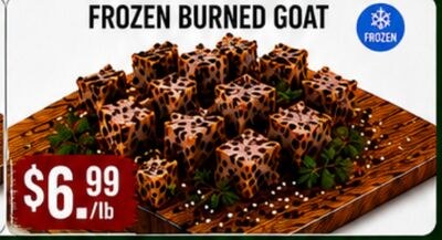 FROZEN BURNED GOAT
