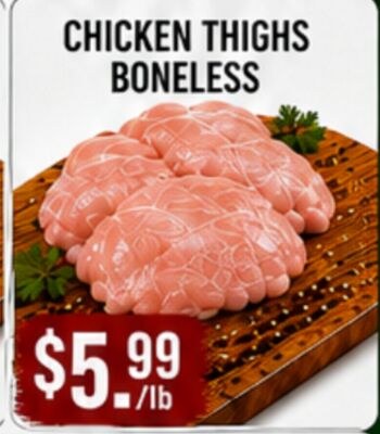 CHICKEN THIGHS BONELESS