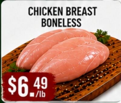 CHICKEN BREAST BONELESS