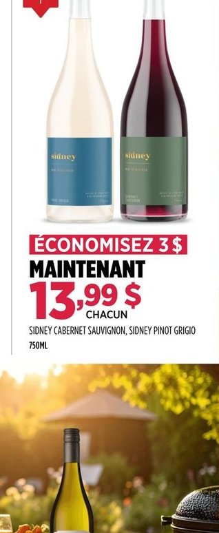 Sidney Cabernet Sauvignon & Sidney Pinot Grigio