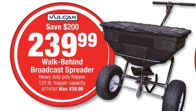 VULCAN Walk-Behind Broadcast Spreader