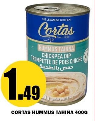 CORTAS HUMMUS TAHINA 400G