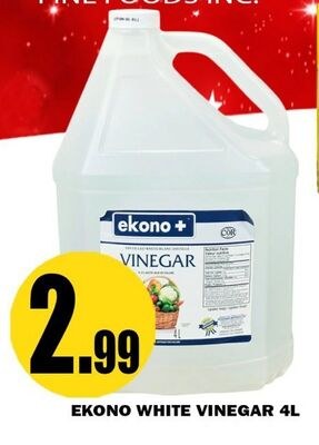 EKONO WHITE VINEGAR 4L