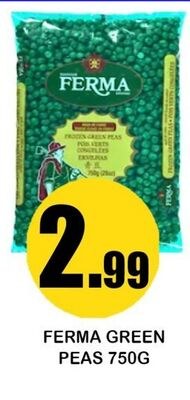FERMA GREEN PEAS 750G