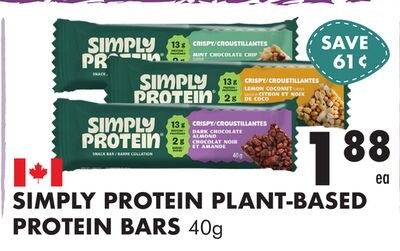 PLANT-BASED PROTEIN BARS