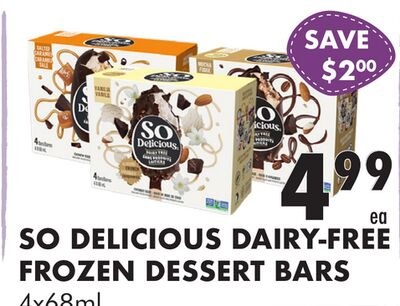 DAIRY-FREE FROZEN DESSERT BARS