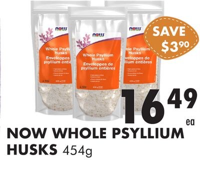 WHOLE PSYLLIUM HUSKS