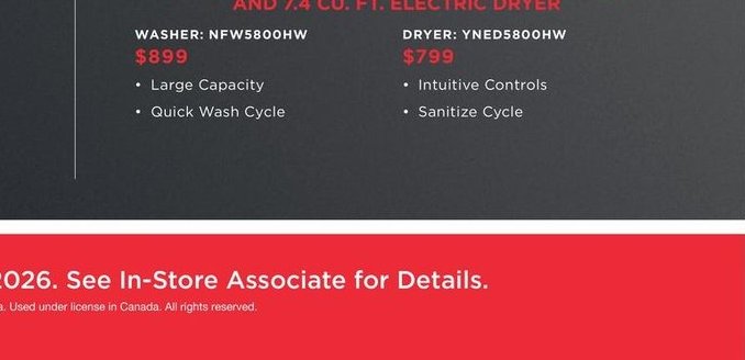 Amana 5.0 cu. ft. Front Load Washer and 7.4 cu.…