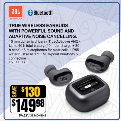 JBL TRUE WIRELESS EARBUDS WITH POWERFUL SOUND A…