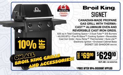 Broil King SIGNET CANADIAN-MADE PROPANE GAS GRI…