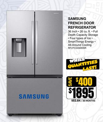 SAMSUNG FRENCH DOOR REFRIGERATOR