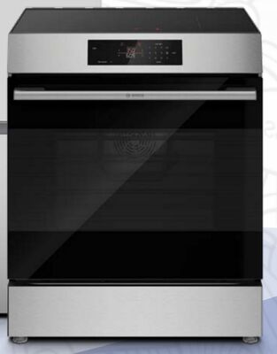 BOSCH 300 SERIES 30" INDUCTION SLIDE-IN RANGE W…