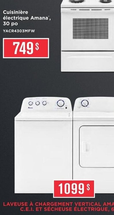 Four à micro-ondes à hotte intégrée Amana