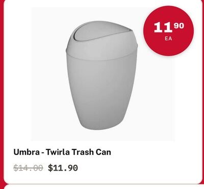Umbra - Twirla Trash Can