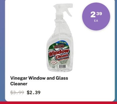 Vinegar Window and Glass