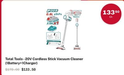 20V Cordless Stick Vacuum Cleaner