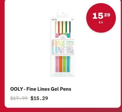 OOLY - Fine Lines Gel Pens
