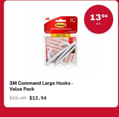 3M Command Large Hooks