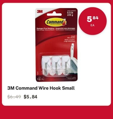 3M Command Wire Hook Small