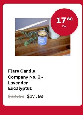 Flare Candle Company No. 6 - Lavender Eucalyptus