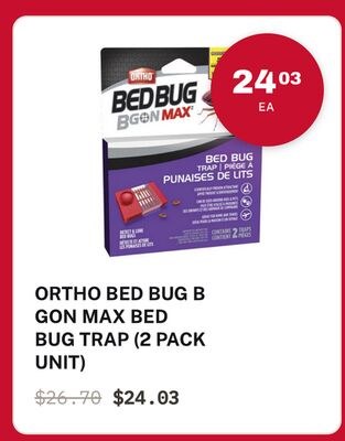 ORTHO BED BUG B GON MAX BED BUG TRAP