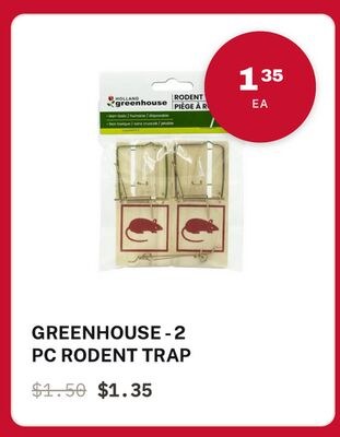 GREENHOUSE -2 PC RODENT TRAP