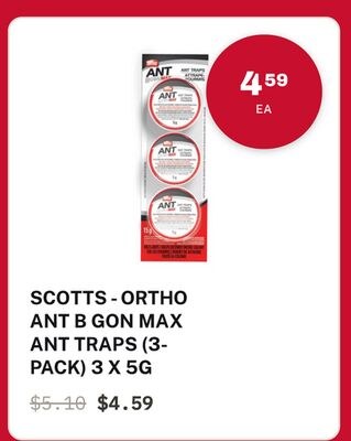 SCOTTS - ORTHO ANT B GON MAX ANT TRAPS (3 - PAC…