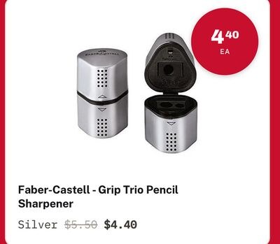 Faber-Castell - Grip Trio Pencil Sharpener
