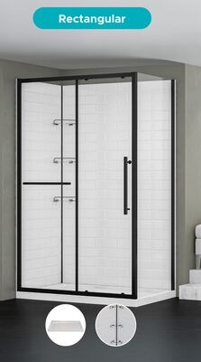 Dorian Collection Rectangle shower kit