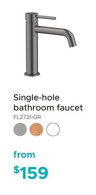 Sky Collection Single-hole bathroom faucet