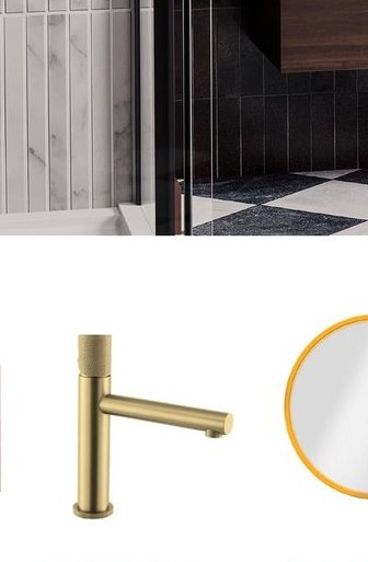 Collection Idris - Robinet de lavabo monotrou o…