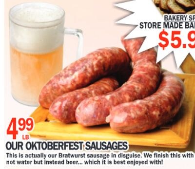 THIS IS ACTUALLY OUR BRATWURST SAUSAGE IN DISGU…